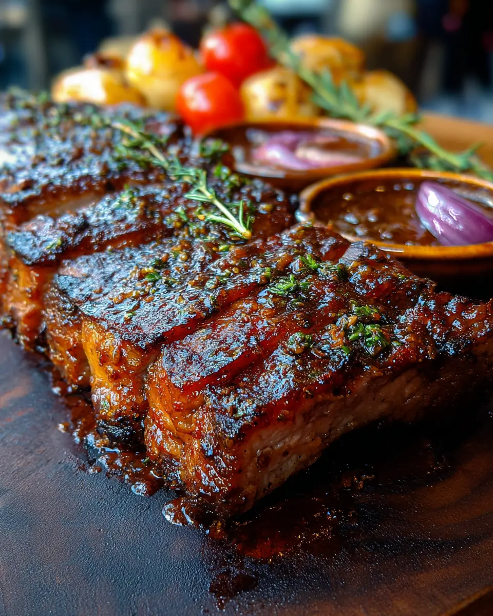 Lomo de Res Asado en Salsa de Tamarindo