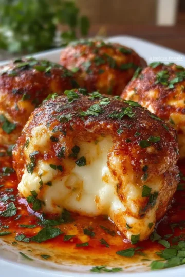 ALBÓNDIGAS RELLENAS DE QUESO