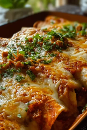 Enchiladas de Queso Rojo
