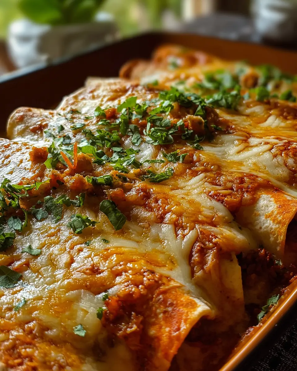 Enchiladas de Queso Rojo