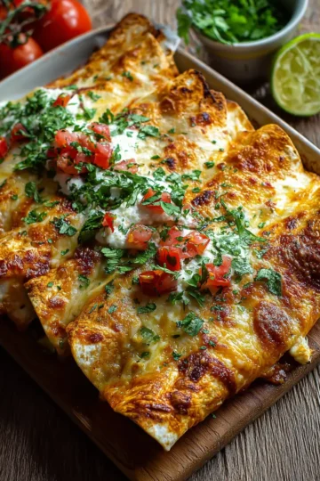 Enchiladas Suizas de Pollo