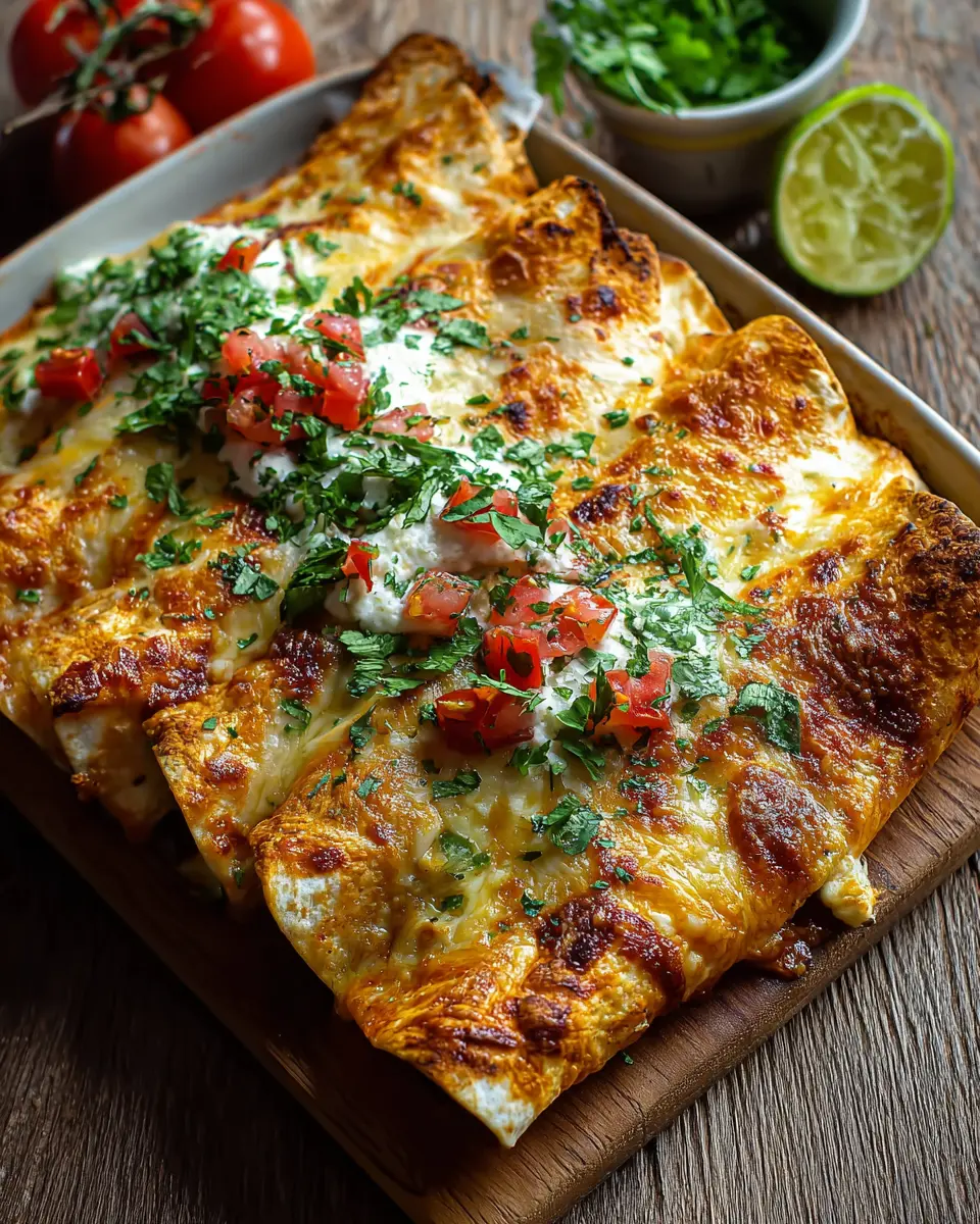 Enchiladas Suizas de Pollo