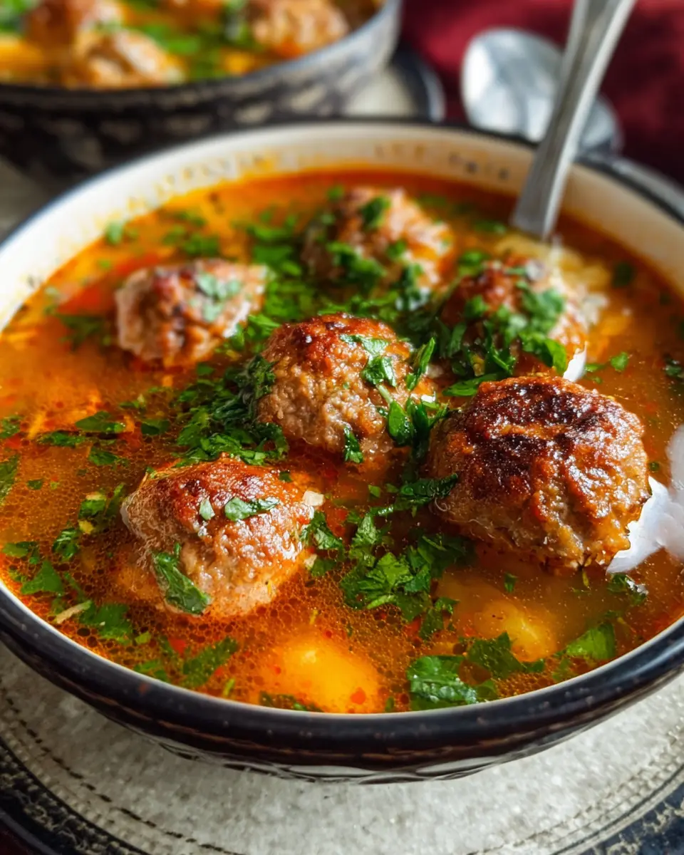 SOPA DE ALBÓNDIGAS