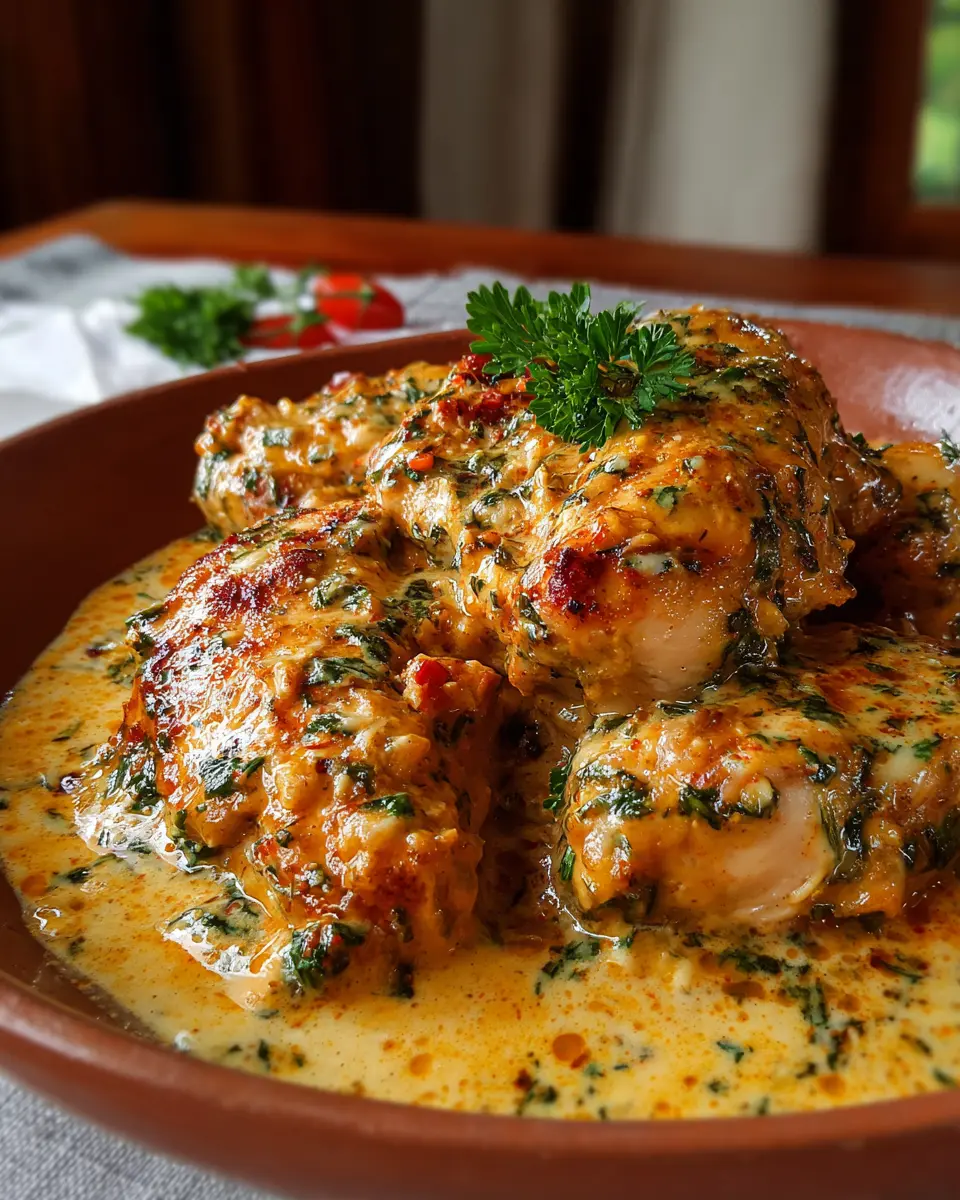Pechuga de Pollo en Salsa de Queso